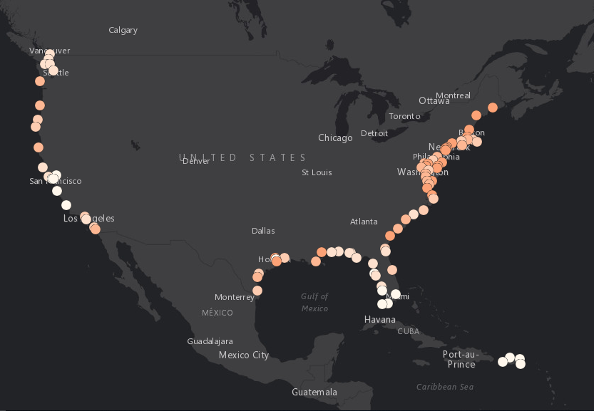 The U.S. ties record for number of high tide flooding days in 2018 – with more to come in 2019.